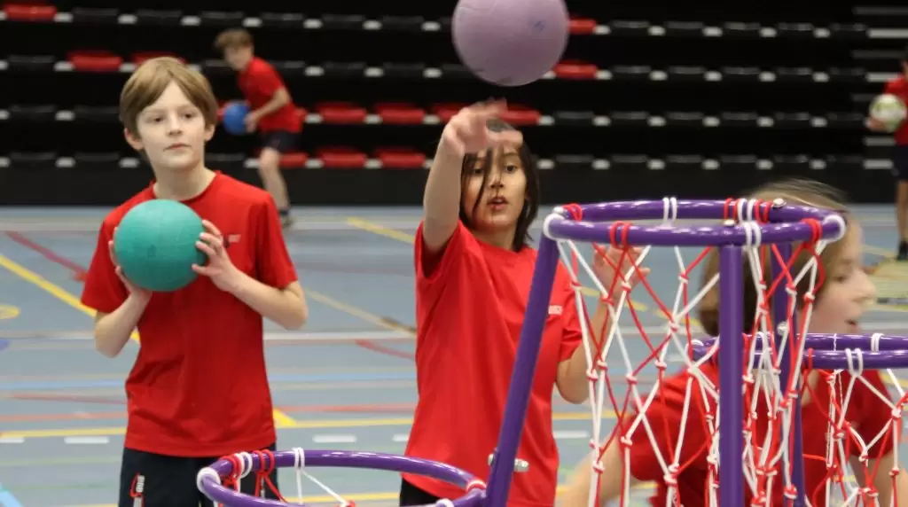 playing ball
