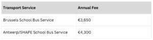 Bus fee